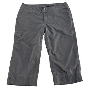 The North Face Womens Ripstop Capri Cargo Hiking Pants Size 10 Gorpcore Outdoor